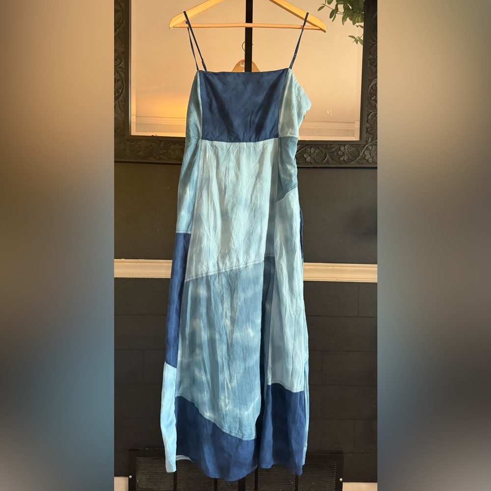 Gap Indigo Patchwork Maxi Dress - image 5
